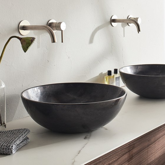 ΜΑΡΜΑΡΙΝΟΣ ΝΙΠΤΗΡΑΣ CIREO MARBLE BLACK MR45-400 FOSSIL